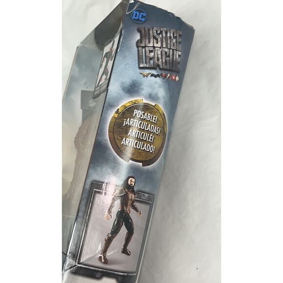 2 DC Justice League AQUAMAN & BATMAN Posable Action Figures! Never been open - Picture 15 of 16